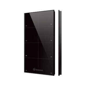 GRENTON TOUCH PANEL/ 8 TOUCH AREAS/ TF-BUS/ BLACK GLASS FRONT - Image 1