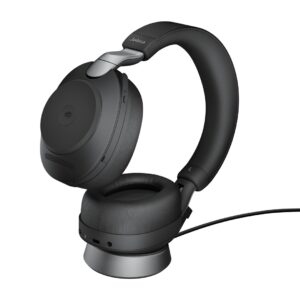 Jabra Evolve2 85 Laisvų rankų įranga Bevielis Su lankeliu Biuras / skambučių centras C tipo USB Bluetooth Juoda - Image 2