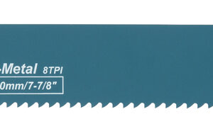 MAKITA PJŪKLELIS SLUOKSNINIAMS PJŪKLAMS BIM 200x1,6mm 8 TPI METALUI, KETUI, NERŪDIJANČIAM PLIENUI /5vnt.
