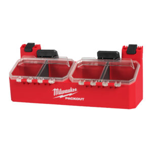 MILWAUKEE 2 skyrių talpykla PACKOUT™ dėžėms