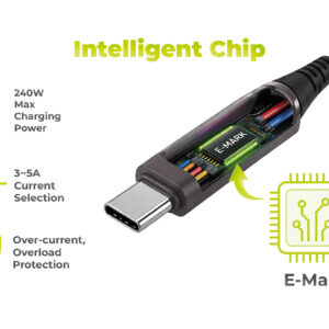 Mobile Origin 240W Display Cable USB-C to USB-C 1.5m CB4 - Image 8