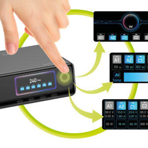 Mobile Origin 240W GaN Display Charger Hub PW39 - 4x USB-C + 2x USB-A - Image 8