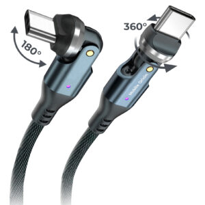 Mobile Origin 240W Rotating Cable 540° USB-C to USB-C 1m CB12 - Image 4