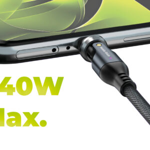 Mobile Origin 240W Rotating Cable 540° USB-C to USB-C 1m CB12 - Image 7