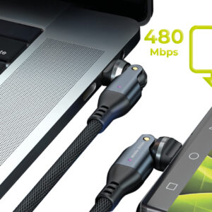 Mobile Origin 240W Rotating Cable 540° USB-C to USB-C 1m CB12 - Image 8