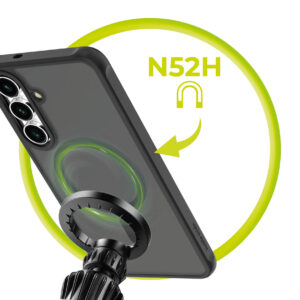Mobile Origin Easy Dėklas, MagSafe, Matte Black - Samsung Galaxy S25 FE - Image 9