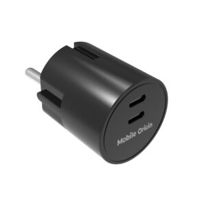 Mobile Origin 30W Charger Plug PW33 - 2x USB-C, black - Image 2