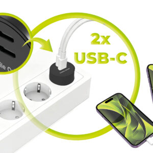 Mobile Origin 30W Charger Plug PW33 - 2x USB-C, black - Image 8