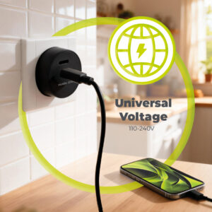 Mobile Origin 30W Charger Plug PW33 - 2x USB-C, black - Image 10