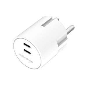 Mobile Origin 30W Charger Plug PW33 - 2x USB-C, white - Image 3