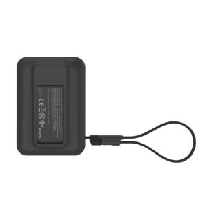 Mobile Origin 10000 mAh Qi2 TFT Display Semi-solid PowerBank PB19 - USB-C Cable Black - Image 3