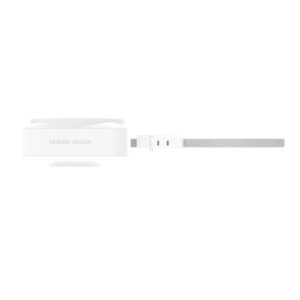 Mobile Origin 10000 mAh Qi2 TFT Display Semi-solid PowerBank PB19 - USB-C Cable White - Image 2