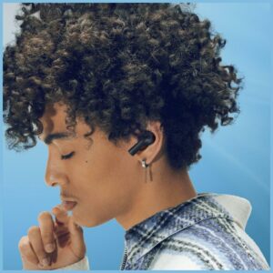 Bluetooth ausinės Motorola Moto Buds 500 ANC juodos spalvos - Image 7