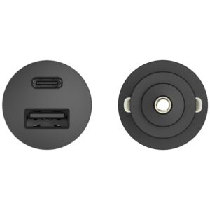 Automobilinis įkroviklis Motorola TurboPower 45W Dual USB-A/USB-C with cable USB-C 1m black - Image 6