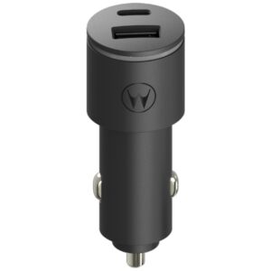 Automobilinis įkroviklis Motorola TurboPower 45W Dual USB-A/USB-C with cable USB-C 1m black - Image 9