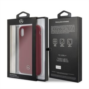 Mercedes MEHCPXSILRE Apple iPhone X/ Xskietas dėklas red - Image 7