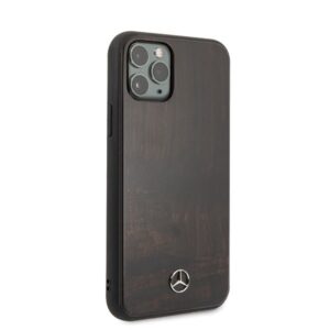 Mercedes MEHCN65VWOBR Apple iPhone 11 Pro Max kietas dėklas rudos spalvos Wood Line Rosewood - Image 5