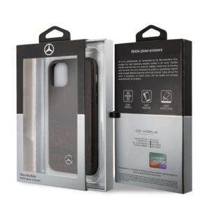 Mercedes MEHCN65VWOBR Apple iPhone 11 Pro Max kietas dėklas rudos spalvos Wood Line Rosewood - Image 7