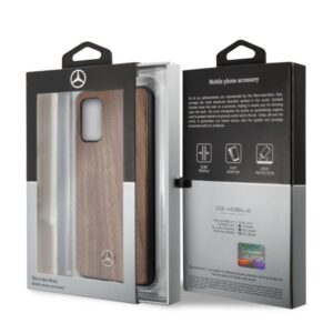 Mercedes MEHCS67VWOLB S20+ G985 kietas dėklas rudos spalvos Wood Line Walnut - Image 7