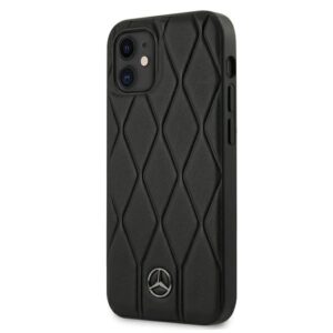 Mercedes MEHCP12SMULBK Apple iPhone 12 mini 5,4" juodos spalvos kietas dėklas Wave Line - Image 2
