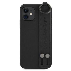 Mercedes MEHCP12SLSSBK Apple iPhone 12 mini 5,4" juodos spalvos hardcase Strap Line - Image 3