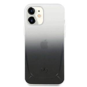 Mercedes MEHCP12SARGBK Apple iPhone 12 mini 5,4" juodos spalvos kietas dėklas skaidrus Line - Image 3