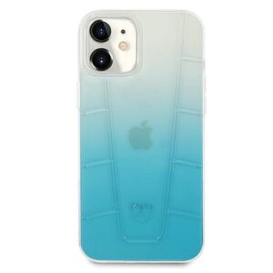 Mercedes MEHCP12SCLGBL Apple iPhone 12 mini 5,4" blue kietas dėklas skaidrus Line - Image 3