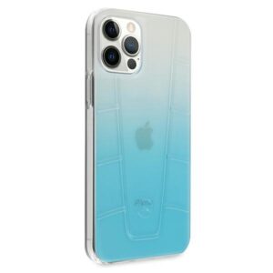 Mercedes MEHCP12LCLGBL Apple iPhone 12 Pro Max 6,7" blue kietas dėklas skaidrus Line - Image 4