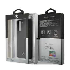 Mercedes MEHCS21SSILBK S21 G991 juodos spalvos kietas dėklas Silicone Line - Image 8