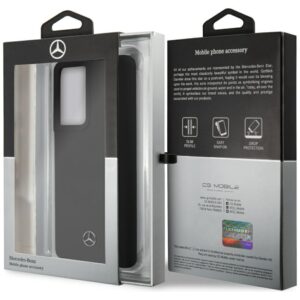 Mercedes MEHCS21LSILBK S21 Ultra G998 juodos spalvos kietas dėklas Silicone Line - Image 8