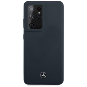 Mercedes MEHCS21LSILNA S21 Ultra G998 blue kietas dėklas Silicone Line - Image 3