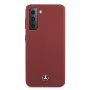 Mercedes MEHCS21SSILRE S21 G991 red kietas dėklas Silicone Line - Image 3