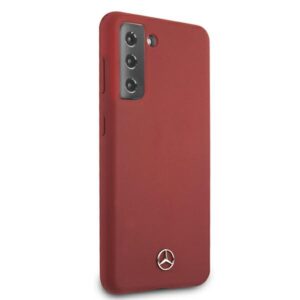 Mercedes MEHCS21SSILRE S21 G991 red kietas dėklas Silicone Line - Image 4