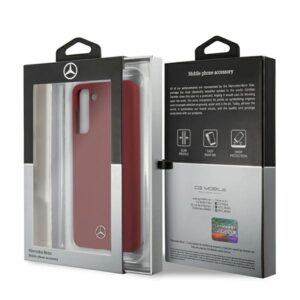 Mercedes MEHCS21SSILRE S21 G991 red kietas dėklas Silicone Line - Image 8