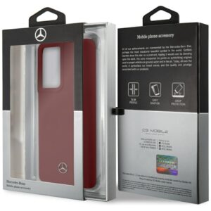Mercedes MEHCS21LSILRE S21 Ultra G998 red kietas dėklas Silicone Line - Image 8