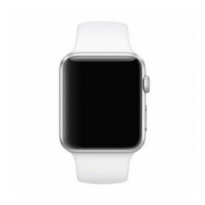 Mercury Silicone apyrankė Apple Watch 42/44/45 mm baltos spalvos - Image 2
