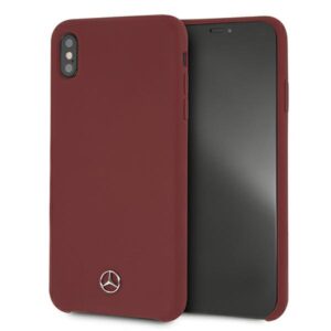 Mercedes MEHCI65SILRE Apple iPhone Xs Max red kietas dėklas Silicone Line - Image 1