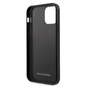 Mercedes MEHCP12LESPBK Apple iPhone 12 Pro Max 6,7" juodos spalvos kietas dėklas Silver Stars Pattern - Image 7
