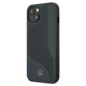 Mercedes MEHCP13SCDONA Apple iPhone 13 mini 5,4" navy kietas dėklas Leather Perforated Area - Image 2