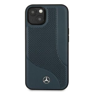 Mercedes MEHCP13SCDONA Apple iPhone 13 mini 5,4" navy kietas dėklas Leather Perforated Area - Image 3