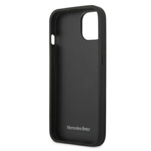 Mercedes MEHCP13SCDONA Apple iPhone 13 mini 5,4" navy kietas dėklas Leather Perforated Area - Image 7