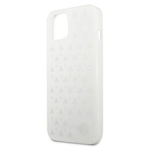 Mercedes MEHCP13SESPWH Apple iPhone 13 mini 5,4" baltos spalvos kietas dėklas Silver Stars Pattern - Image 6