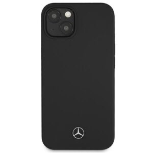 Mercedes MEHCP13SSILBK Apple iPhone 13 mini 5,4" juodos spalvos kietas dėklas Silicone Line - Image 3