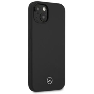 Mercedes MEHCP13SSILBK Apple iPhone 13 mini 5,4" juodos spalvos kietas dėklas Silicone Line - Image 4