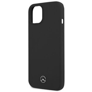 Mercedes MEHCP13SSILBK Apple iPhone 13 mini 5,4" juodos spalvos kietas dėklas Silicone Line - Image 6
