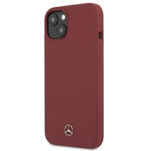 Mercedes MEHCP13MSILRE Apple iPhone 13 / 14 / 15 6,1" red kietas dėklas Silicone Line - Image 2