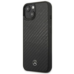 Mercedes MEHCP13SRCABK Apple iPhone 13 mini 5,4" juodos spalvos carbon kietas dėklas Dynamic Line - Image 2
