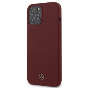 Mercedes MEHCP12LSILRE Apple iPhone 12 Pro Max 6,7" red kietas dėklas Silicone Line - Image 1