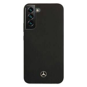 Mercedes MEHCS22MSILBK S22+ S906 juodos spalvos kietas dėklas Silicone - Image 3