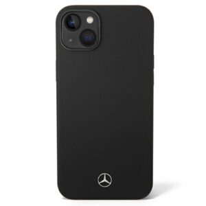 Mercedes MEHCP14MSILBK Apple iPhone 14 Plus / 15 Plus 6.7" juodos spalvos kietas dėklas Silicone Line - Image 2